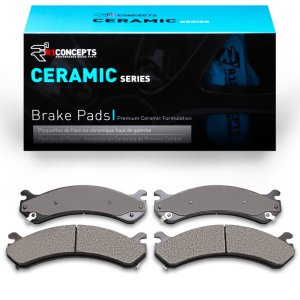 Cadillac DTS Brake Pads - Front - R1 Concepts - R1 Ceramic - `99-`20 Cadillac DTS Brake Pads - Front - R1 Concepts - R1 Ceramic - `99-`20